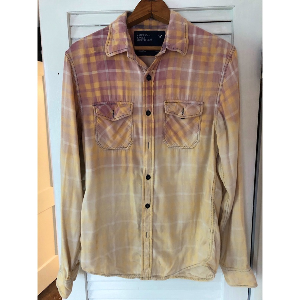 Bleached Cotton Button-up